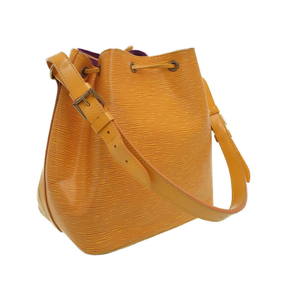 Louis Vuitton Noe Yellow bag shoulder Leather